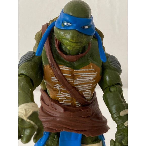 TMNT 2015 MICHELANGELO 2014 LEONARDO Action Figures No Weapons - Picture 3 of 16